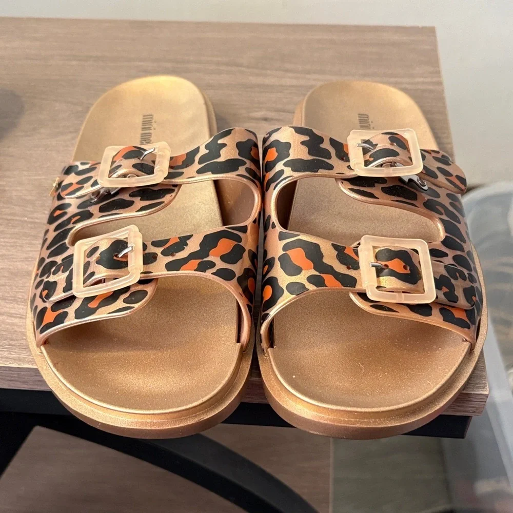 Mini Melissa Kids Sandals in Pink and Light Blue